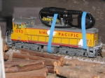 UP diesel switcher in HO Scale